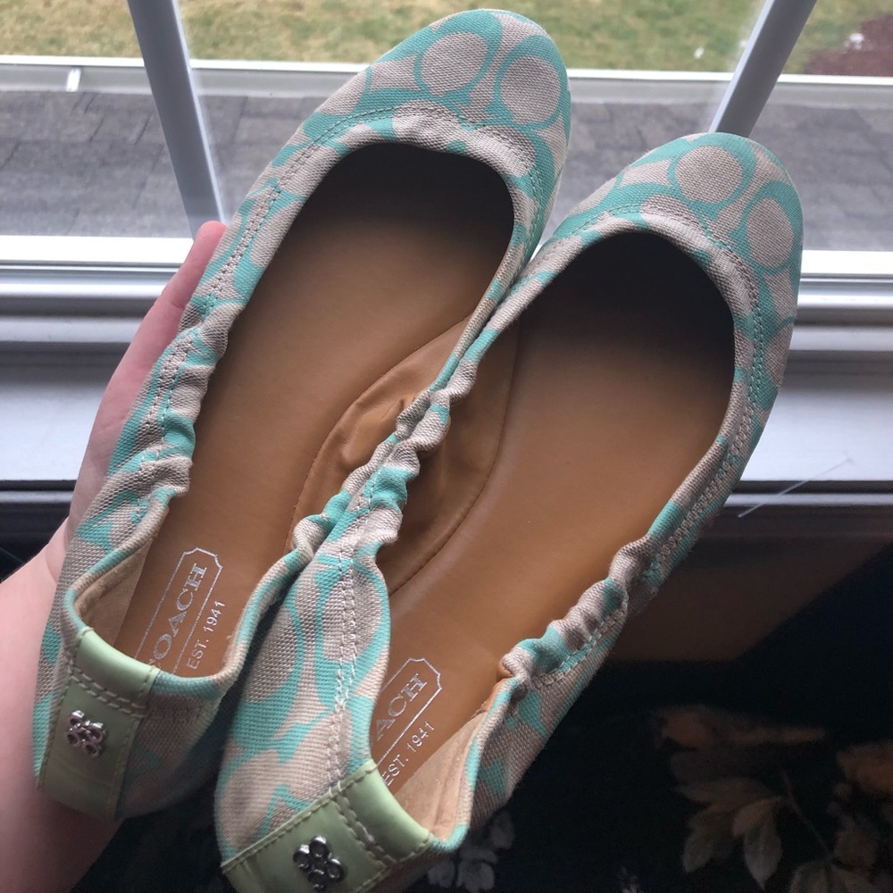 Coach flats size 8